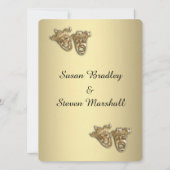 劇場での結婚式招待状 招待状 (裏面)