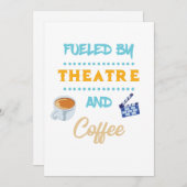 劇場とコーヒー俳優の女優の劇場によって煽られる シーズンカード (正面/裏面)