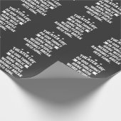 劇場のおたくのおもしろいなミュージカルシアターの俳優 ラッピングペーパー (角)