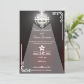 劇場のカーテンシャンデリア 招待状 (スタンド正面)