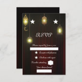 劇場のカーテン 出欠カード (正面/裏面)