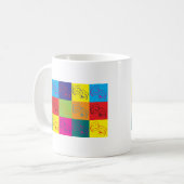 劇場のポップアート コーヒーマグカップ (正面左)