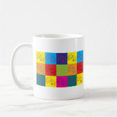 劇場のポップアート コーヒーマグカップ (左)