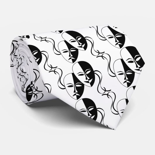 劇場のマスク ネクタイ (ロール)