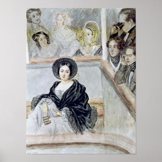 劇場のマリー・デュプレシス ポスター (正面)