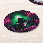 劇場の不気味な男！ ラウンドペーパーコースター (アングル)