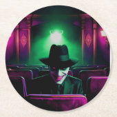 劇場の不気味な男！ ラウンドペーパーコースター (正面)