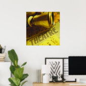 劇場の双眼鏡 ポスター (ホームオフィス)