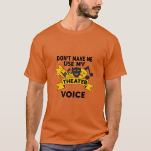 劇場の声を使わせない Tシャツ