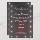 劇場の幕 招待状 (正面/裏面)