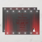 劇場の幕 招待状 (正面/裏面)