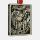 劇場の復元、ローマの2世紀 メタルオーナメント (右)