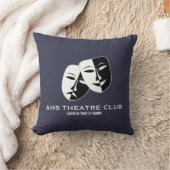 劇場の戯曲クラブはカスタムな俳優の名前を覆います クッション (ブランケット)