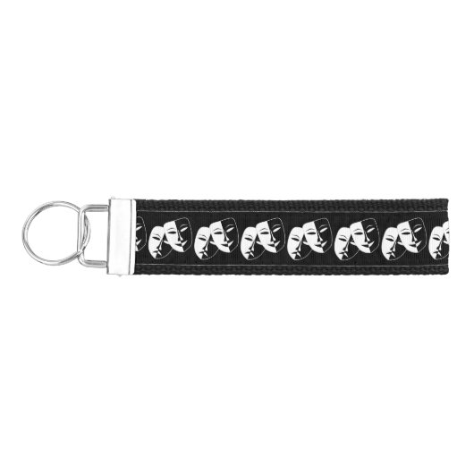 劇場の戯曲クラブはカスタムな俳優の名前を覆います リストバンドキーホルダー (鍵左)