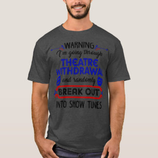 劇場の撤退おもしろい劇場贈呈 Tシャツ