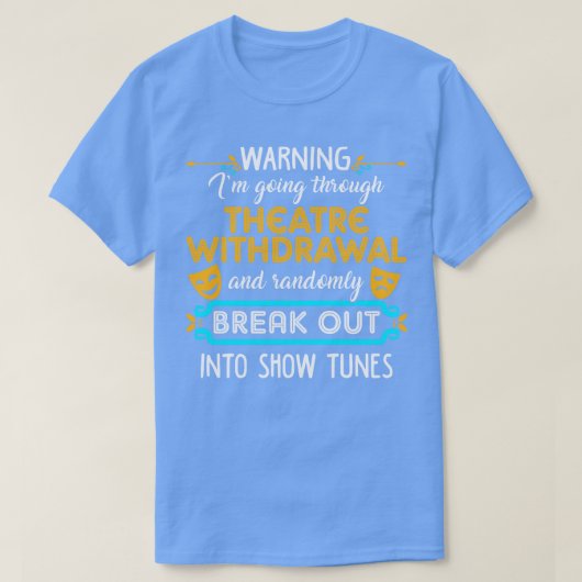 劇場の撤退2 Tシャツ (デザイン正面)