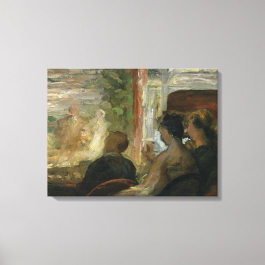 劇場の箱， c.1865-70 キャンバスプリント (正面)