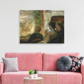 劇場の箱， c.1865-70 キャンバスプリント (インサイチュ (リビング))