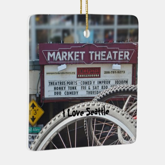 劇場の自転車 セラミックオーナメント (右)