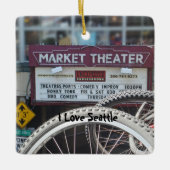 劇場の自転車 セラミックオーナメント (正面)