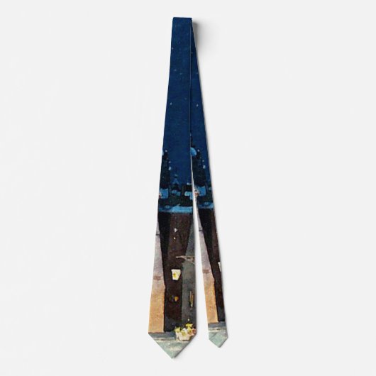 劇場の舞台装置のデザイン1893年 ネクタイ (正面)