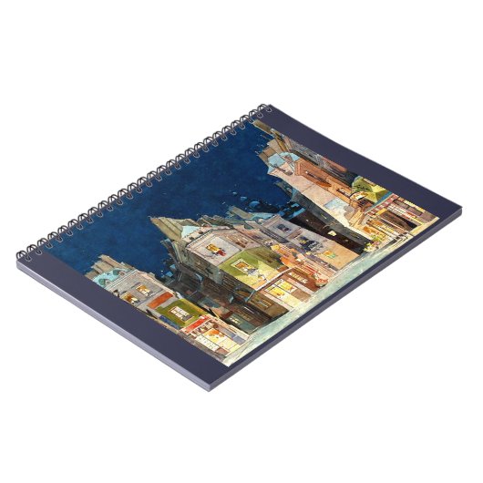 劇場の舞台装置のデザイン1893年 ノートブック (左側)