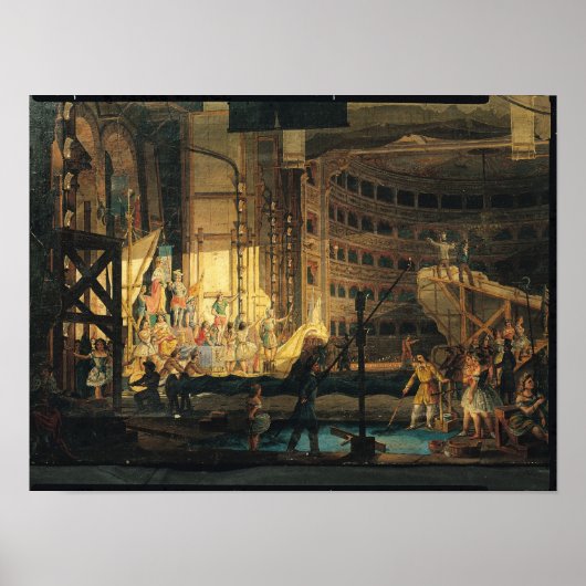 劇場の風景を準備する ポスター (正面)