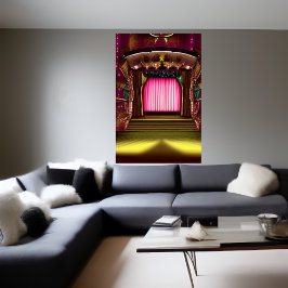 劇場の風景 | AIアートポスター ポスター
