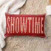 劇場のShowtimeライト ランバークッション (ブランケット)