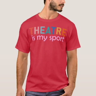 劇場は私のスポーツ男子ファミリー Tシャツ