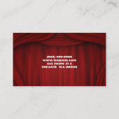 劇場エンターテイメントパフォーマーコメディアンマジシャン 名刺 (裏面)