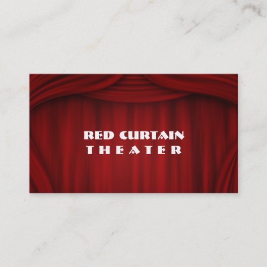 劇場エンターテイメントパフォーマーコメディアンマジシャン 名刺 (正面)