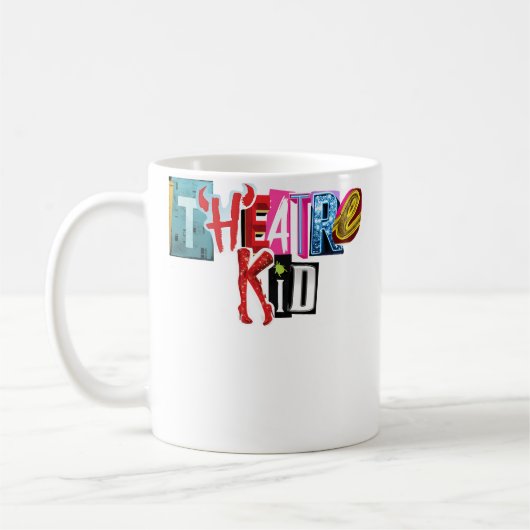 劇場キッズコラージュ コーヒーマグカップ (左)
