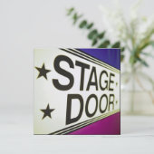 劇場ステージ ドア サイン 招待状 (スタンド正面)