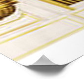 劇場パイプオルガン壁画ポスター ポスター (角)