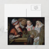 劇場フランシスの俳優, c.1714-15 ポストカード (正面/裏面)
