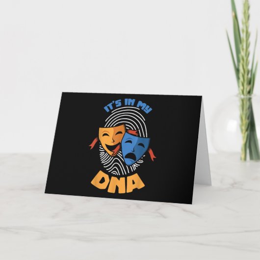 劇場マスク 私のDNAはミュージカル好き 映画 カード (正面)