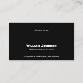 『劇場仮面コメディ悲劇白黒ビジネスC』 名刺 (裏面)