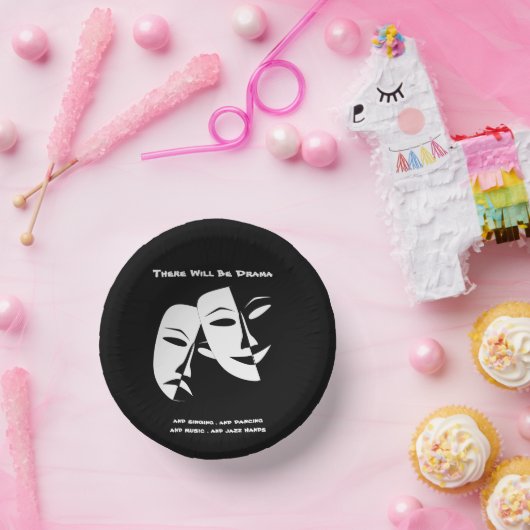 劇場仮面コメディ悲劇白黒劇 ペーパーボウル (パーティー)