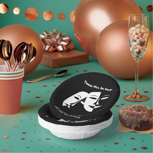 劇場仮面コメディ悲劇白黒劇 ペーパーボウル (複数)