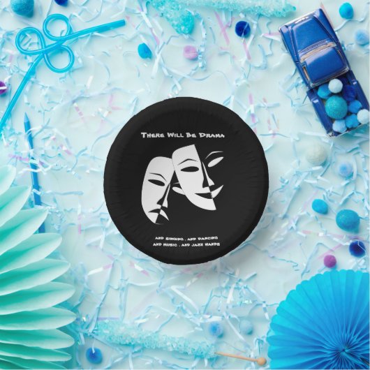 劇場仮面コメディ悲劇白黒劇 ペーパーボウル (パーティー)