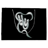 『劇場仮面コメディ悲劇白黒LBG』 ラージペーパーバッグ (裏面)