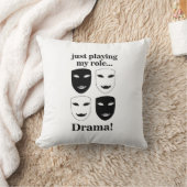 劇場仮面演劇おもしろい クッション (ブランケット)