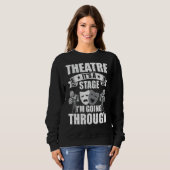 劇場俳優を通るステージだ スウェットシャツ (正面フル)