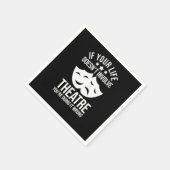 劇場俳優リハーサルミュージカル劇場 スタンダードカクテルナプキン (角)