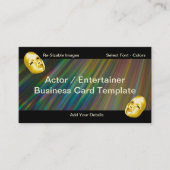 劇場俳優 名刺 (正面)