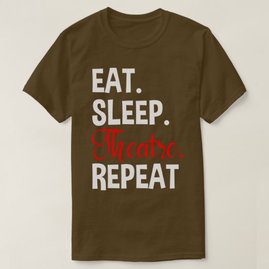 劇場俳優 Tシャツ (デザイン正面)