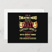 劇場俳優AV演劇おたくステージミュージカルA ポストカード (正面/裏面)