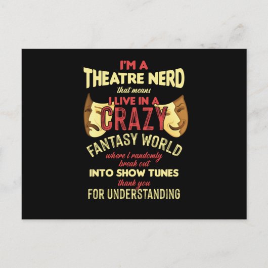 劇場俳優AV演劇おたくステージミュージカルA ポストカード (正面)