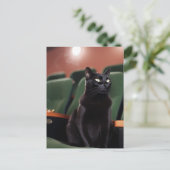 劇場内の黒猫 ポストカード (スタンド正面)